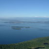 View eastward from Mount Constitution on Orcas Island